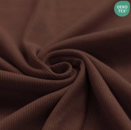 Overslag shirt | bruin