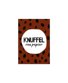 Cadeaukaart - Knuffel van papier - 74x105mm