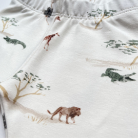 broekje / legging + mutsje | safari