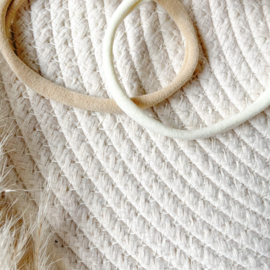 haarbandje  |  vintage bloem White