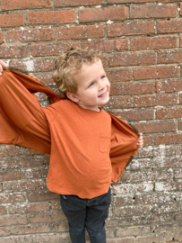 Gilet | Teddy check donkergroen