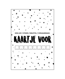Wenskaarten - kaartje voor..... - 148 x 105 mm