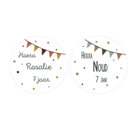 Traktatie stickers | slingers