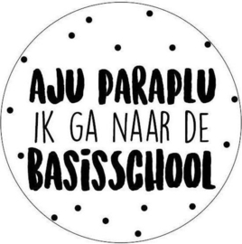 Traktatie stickers 10x  | Aju paraplu