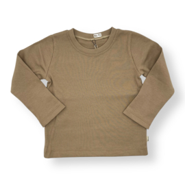 Longsleeve  |  donker beige