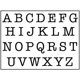 Muursticker | Alfabet