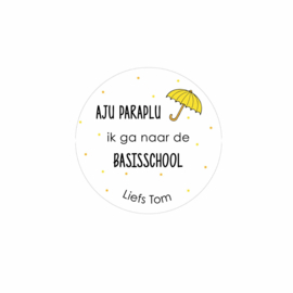 Traktatie stickers | Aju paraplu
