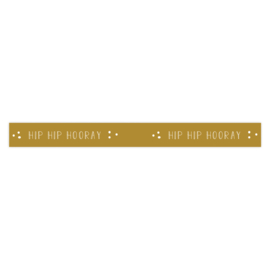 krullint | Paporlene - Hip Hip Hooray - Ocre Yellow  | 10 mm | 5 meter
