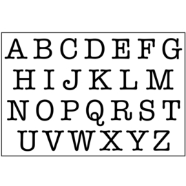 Muursticker | Alfabet