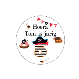 Traktatie stickers | piraten