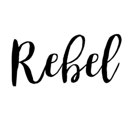Strijkapplicatie |  Rebel geschreven