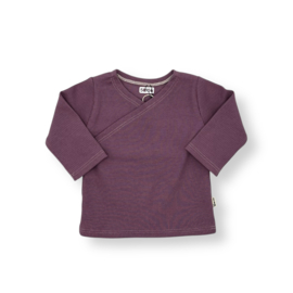 Overslag shirt | oud paars