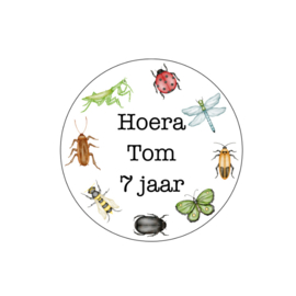 Traktatie stickers | insecten
