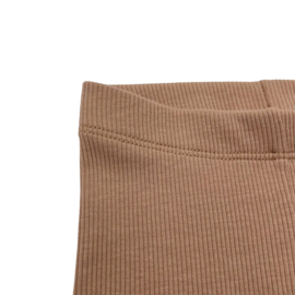 Broekje skinny  |  Rib jersey taupe