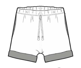 Short | strepen groen