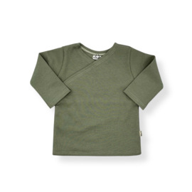 Overslag shirt |   oud groen