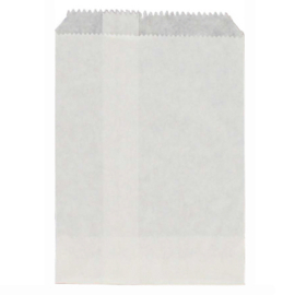 Papieren zakjes wit  | 10 stuks