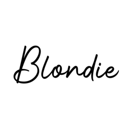 Strijkapplicatie |  Blondie