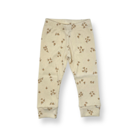 broekje / legging | beige bloemen
