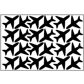 Muur sticker | vliegtuigen