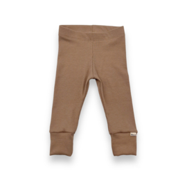 Broekje skinny  |  Rib jersey taupe