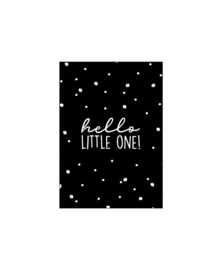 Cadeaukaart - Hello little one - 74x105mm
