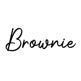 Strijkapplicatie |  Brownie