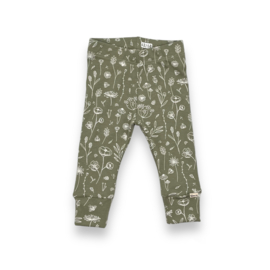 Broekje skinny  |  Bloemenveld groen