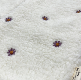 Gilet | teddy bloementjes