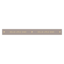 krullint | Paporlene - Hello little one - Taupe  | 10 mm | 5 meter