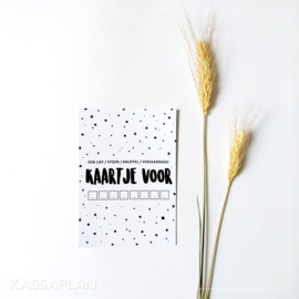 Wenskaarten - kaartje voor..... - 148 x 105 mm
