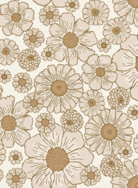 broekje / legging | beach flowers cream