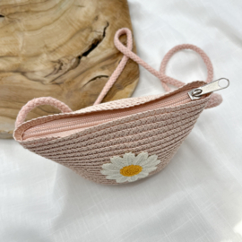 Tasje roze  |  Madelief groot