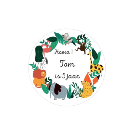 Traktatie stickers | dieren