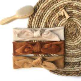 Haarbandje knoop | Camel