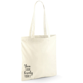 Canvas tas | you look lovely today