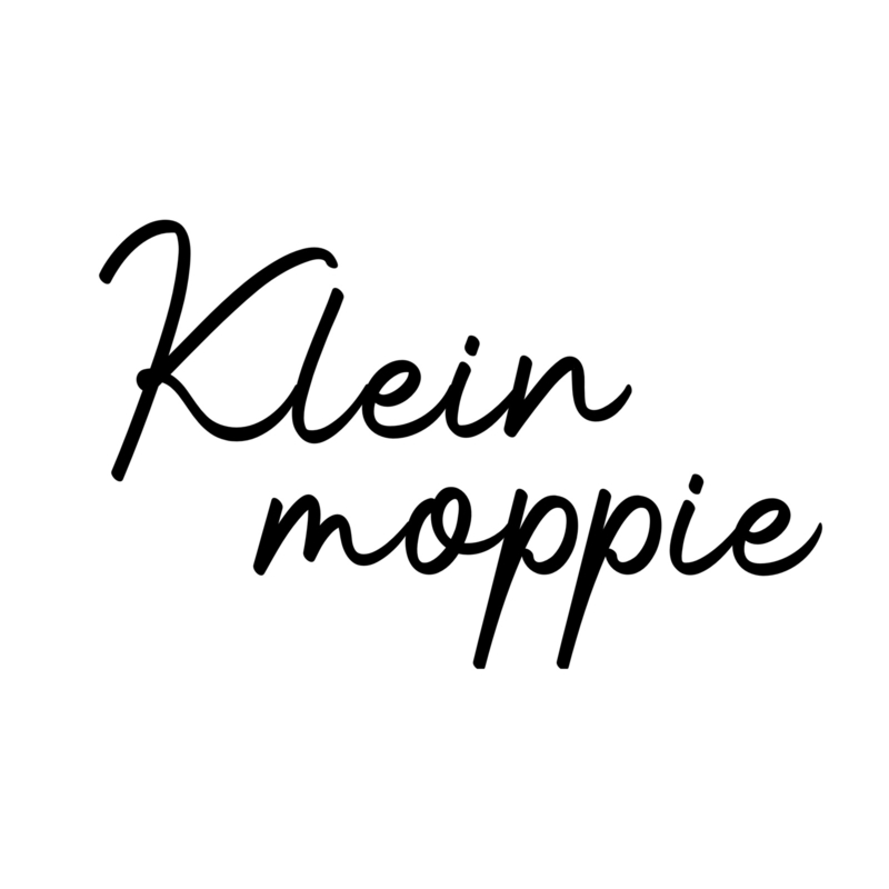 Strijkapplicatie Klein moppie Baby en kids kleinevos