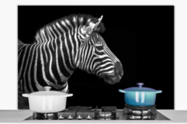Spatscherm Keuken Zebra