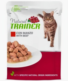 Natural trainer Cat Adult Beef Pouch Kattenvoer
