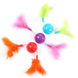 Happy Pet Cat 'n' Caboodle Feather Twizzlers Assorti