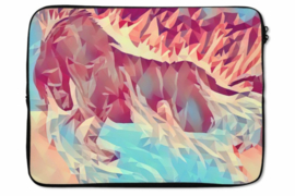 Laptophoes Paard vuur en water