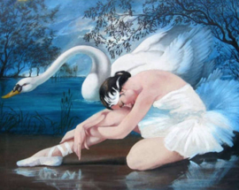 Balerina met zwaan