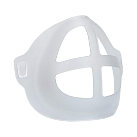 3D-Silicone beter adem mondmasker 3 stuks