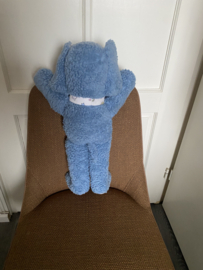Kant & Klaar Blauwe knuffel olifant