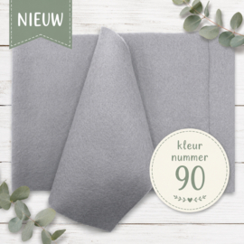 90 Legergrijs wolvilt