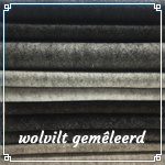 Voordeel pakket wolvilt gemêleerd