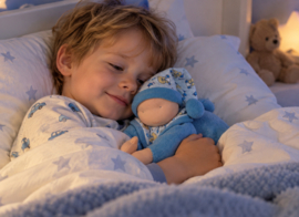 Knuffie knuffel blauw