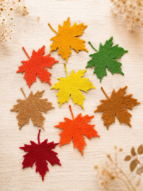 Vilten Herfstbaderen - Set van 8