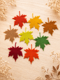 Vilten Herfstbaderen - Set van 8
