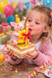 Feestvarkentje - geel